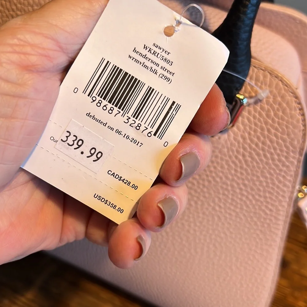 🌹 NWT ~ Authentic PEBBLED LEATHER.                                🌹 BLUSH PINK - Picture 11 of 11